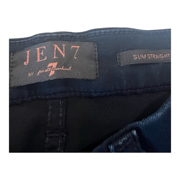 7 for all Mankind Slim Straight Leg Jeans Enhance Me Sculpting Jen7 Size 0 NEW - Picture 4 of 14